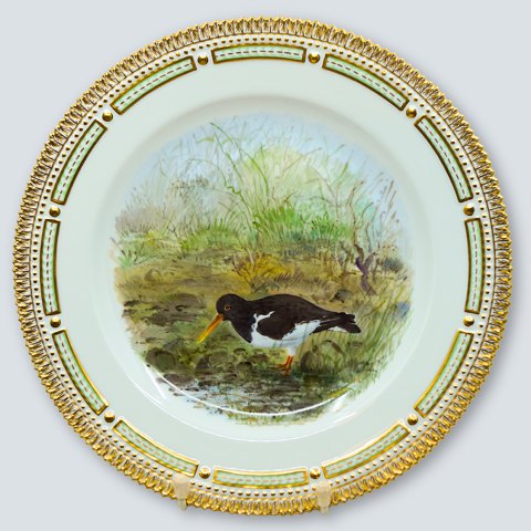 Royal Copenhagen, Flora Danica Animal; Dinnerplate 25,5 cm No 3549 Royal Copenhagen, Flora Danica Animal; Dinnerplate 25,5 cm No 3549